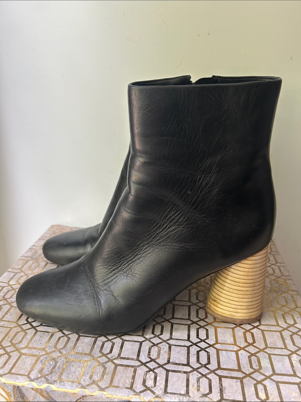 Mercedes Castillo Tomara Leather Boots Women's size 38/8